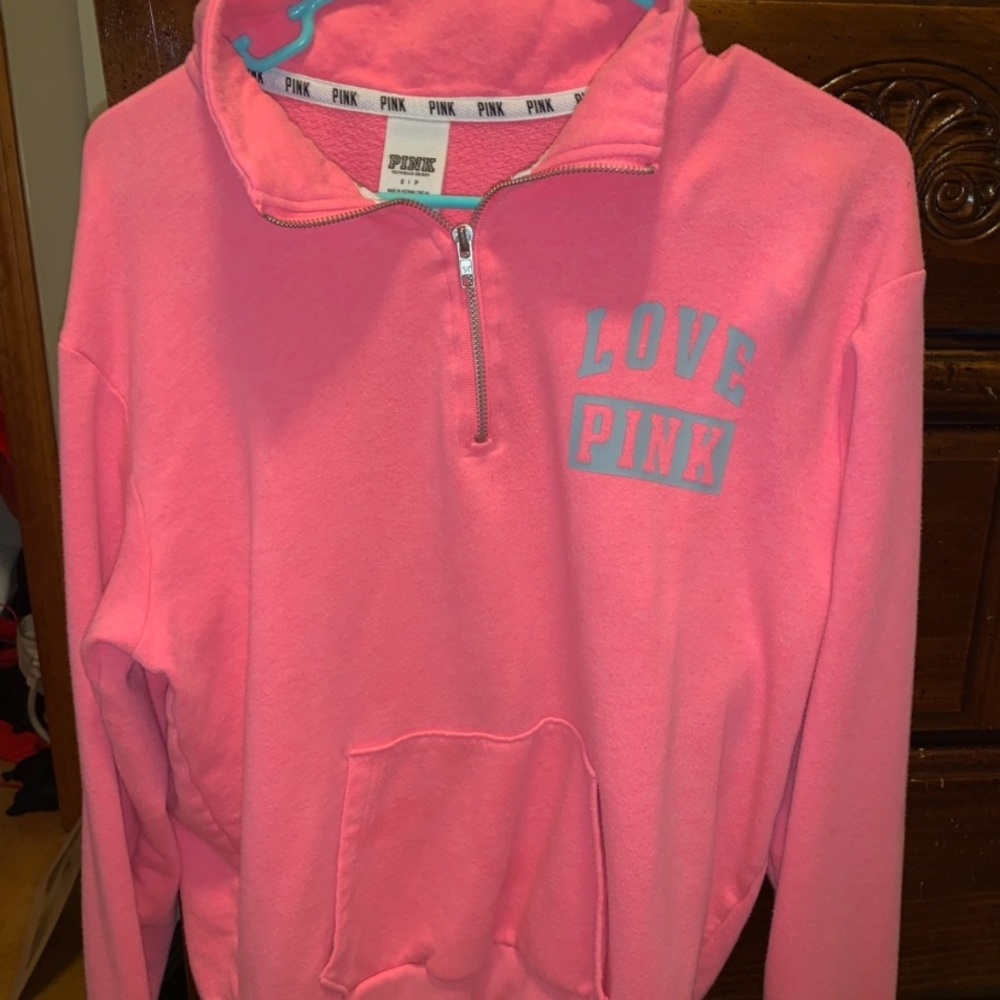 Hot pink zip up